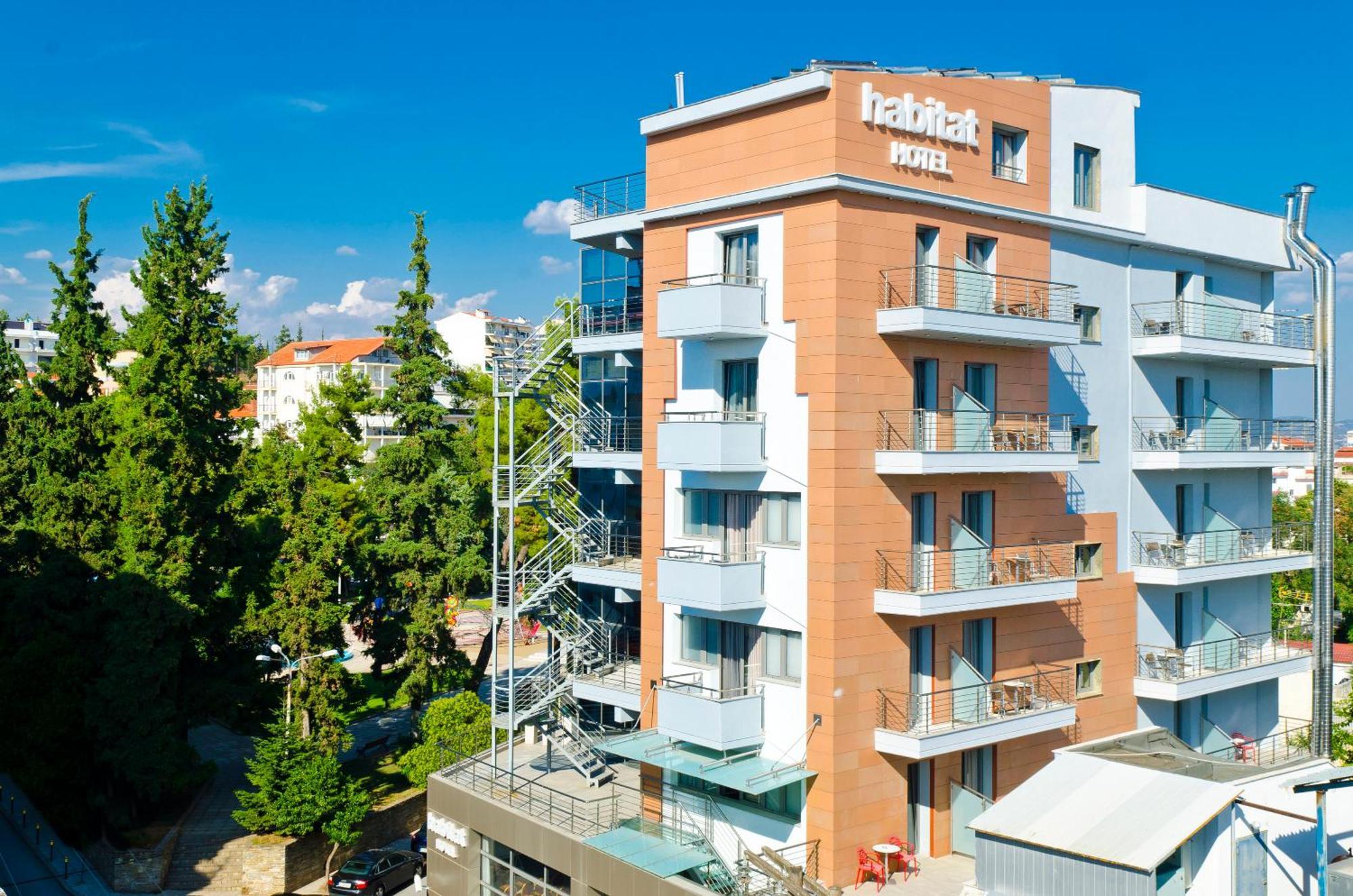 Habitat Hotel Kilkis Bagian luar foto